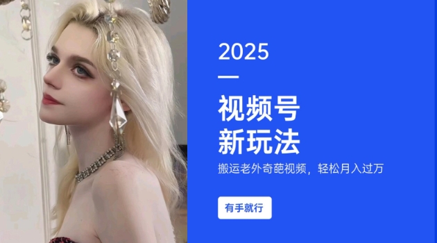 搬运老外奇葩视频，撸视频号分成计划收益，每天只需一小时，新手小白轻松月入过W-俗人圈网创