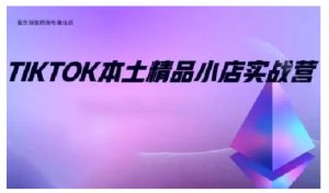 TikTok本土精品小店出海实战营，从入门到高阶，不止0-1!-俗人圈网创