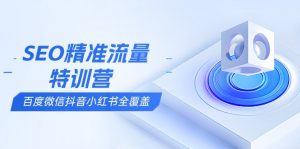 SEO精准流量特训营,百度微信抖音小红书全覆盖,带你搞懂搜索优化核心技巧-俗人圈网创
