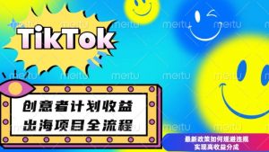 最新TikTok创意者计划开通条件及变现,如何规避违规实现高收益分成【揭秘】-俗人圈网创