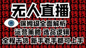 2025无人直播这么做就对了,保姆级全面解析,全程干货,新手老手都可上手-俗人圈网创