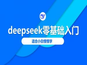 deepseek零基础入门-deepseek教程2025，适合小白慢慢学-俗人圈网创