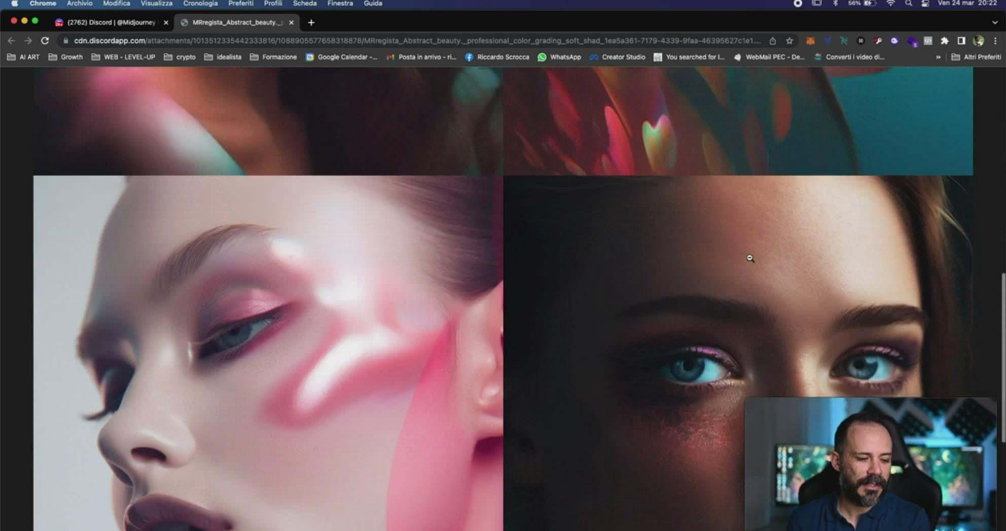 图片[5]-Midjourney AI人工智能创建和销售令人惊叹的海报教程-10节课-中英字幕-俗人圈网创