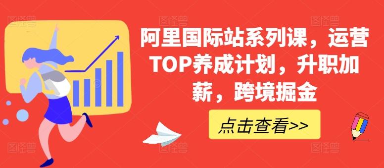 阿里国际站系列课，运营TOP养成计划，升职加薪，跨境掘金-俗人圈网创
