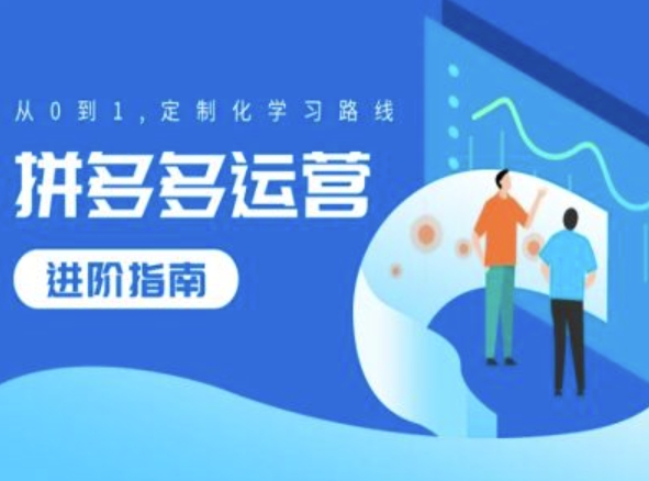 拼多多运营进阶指南，从0到1定制化学习路线-俗人圈网创