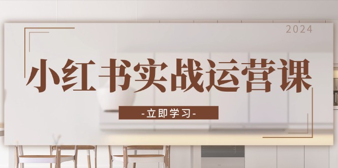 小红书实战运营课：从开通店铺到直播话术，打造爆款笔记与高效直播-俗人圈网创