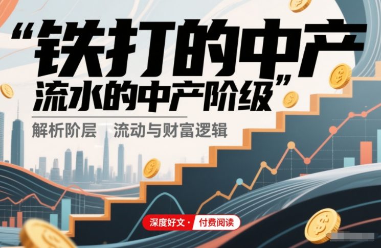 付费文章：铁打的中产，流水的中产阶级-俗人圈网创