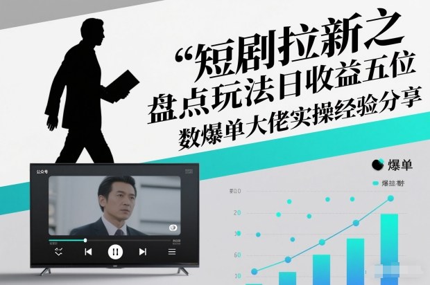 短剧拉新之盘点玩法日收益五位数爆单大佬实操经验分享-俗人圈网创