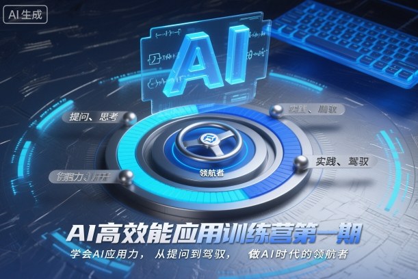 AI高效能应用训练营第一期，学会AI应用力，从提问到驾驭，做AI时代的领航者(更新)-俗人圈网创