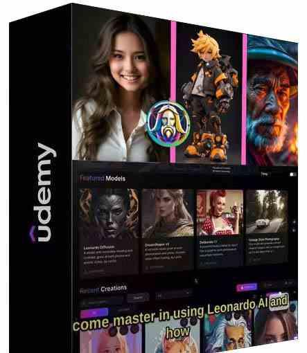 图片[2]-比Midjourney更好的Leonardo AI绘画图像大师班教程-16讲-中英字幕-俗人圈网创