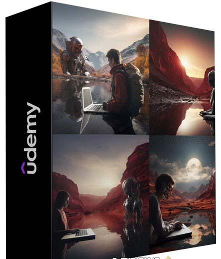 ChatGPT4 和 MidJourney AI 绘画聊天革命性指南教程-33节视频课-中英字幕-俗人圈网创