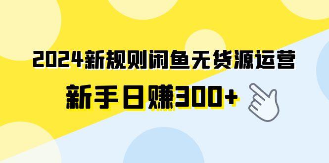 (9522期)2024新规则闲鱼无货源运营新手日赚300+-俗人圈网创