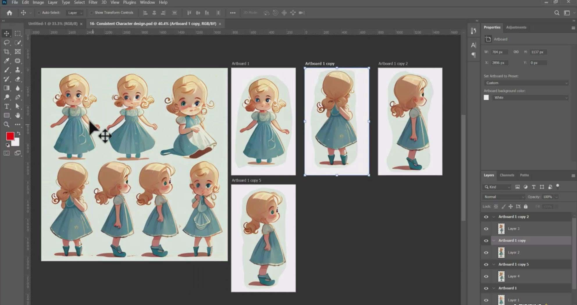 图片[7]-掌握 MidJourney V5 AI + ChatGPT创建一致的角色设计图像-22节课-中英字幕-俗人圈网创