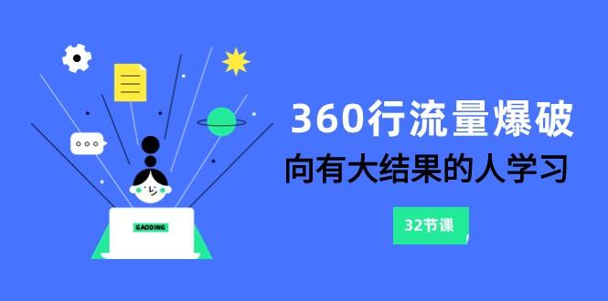 360行流量爆破，向有大结果的人学习(更新58节课)-俗人圈网创