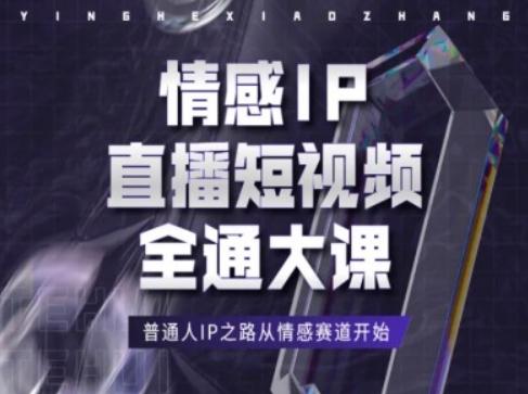 情感IP直播短视频全通大课，普通人IP之路从情感赛道开始-俗人圈网创