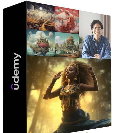 MidjourneyAI绘画艺术生成的大师级写作提示指南教程-8节视频课-中英字幕-俗人圈网创