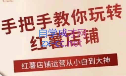 海燕老师·2024手把手教你玩转红薯店铺-俗人圈网创