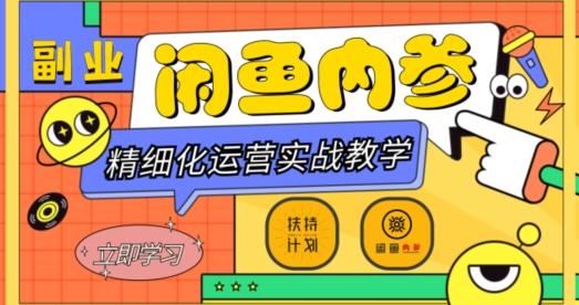 闲鱼精细化运营入门+高阶实战教学，从底层逻辑到轻松变现，多维度玩转闲鱼副业-俗人圈网创