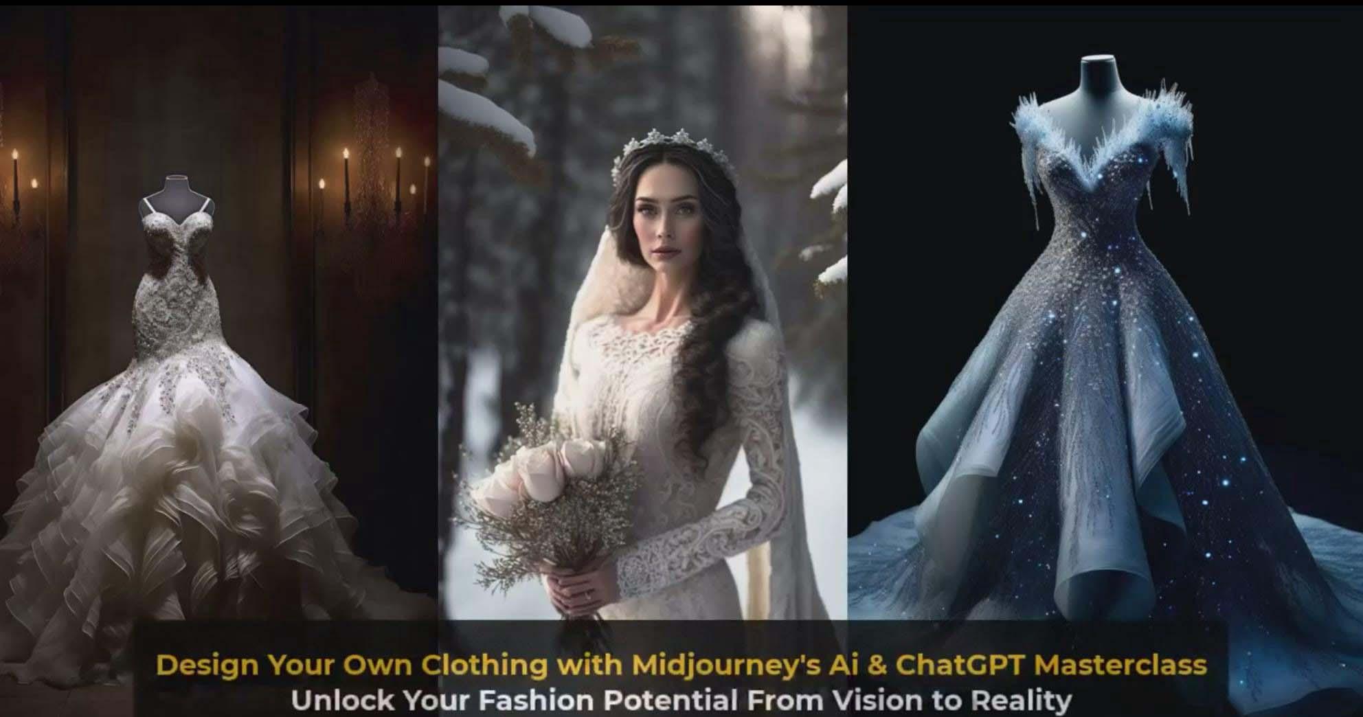 图片[7]-利用 Midjourneys Ai 人工智能设计自己的服装AI大师班-10节课-中英字幕-俗人圈网创