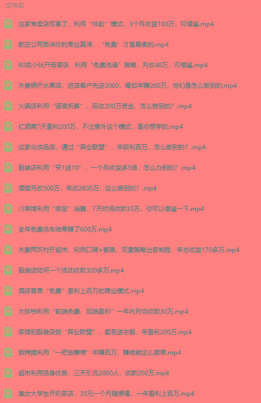 图片[5]-(9607期)真实有效391套商业模式，年入几十到几百万案例解析(电子书+视频+图文)-俗人圈网创