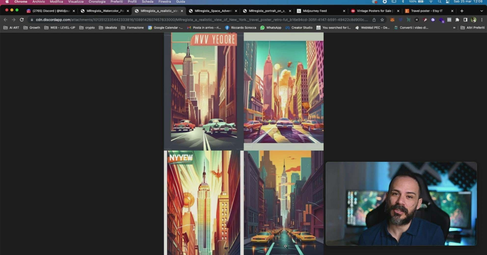 图片[10]-Midjourney AI人工智能创建和销售令人惊叹的海报教程-10节课-中英字幕-俗人圈网创