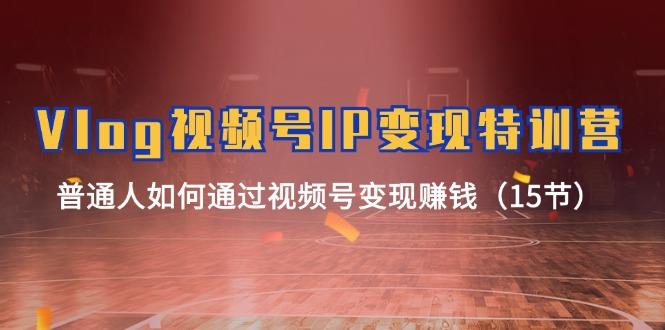 Vlog 视频号IP变现特训营，普通人如何通过视频号变现赚钱(15节-俗人圈网创