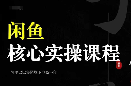 2024闲鱼核心实操课程，从养号、选品、发布、销售，教你做一个出单的闲鱼号-俗人圈网创