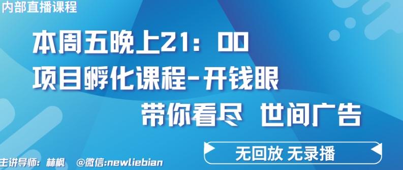 4.26日内部回放课程《项目孵化-开钱眼》赚钱的底层逻辑【揭秘】-俗人圈网创