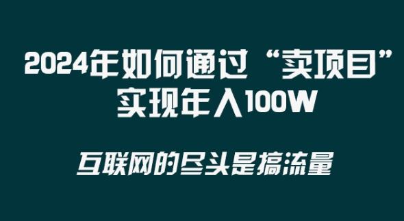 2024年 做项目不如‘卖项目’更快更直接!年入100万-俗人圈网创